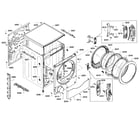 Bosch WTVC553SUC/09 cabinet assy diagram