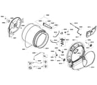 Bosch WTVC553SUC/09 drum assy diagram