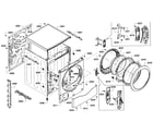 Bosch WTVC3300US/09 cabinet assy diagram