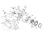 Bosch WTVC3300US/09 motor assy diagram