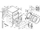 Bosch WTVC5330US/09 cabinet assy diagram