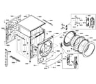 Bosch WTVC8330US/09 cabinet assy diagram