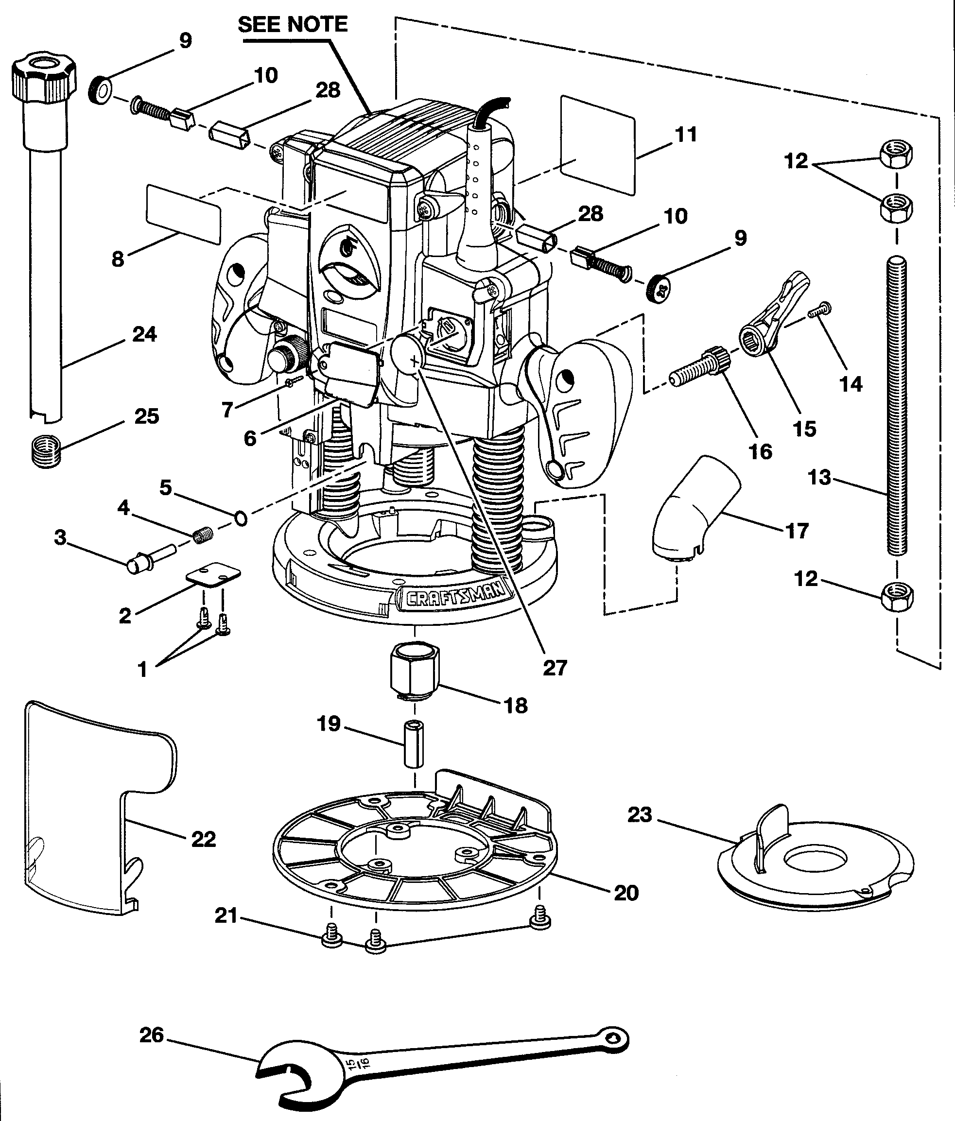 Router assy