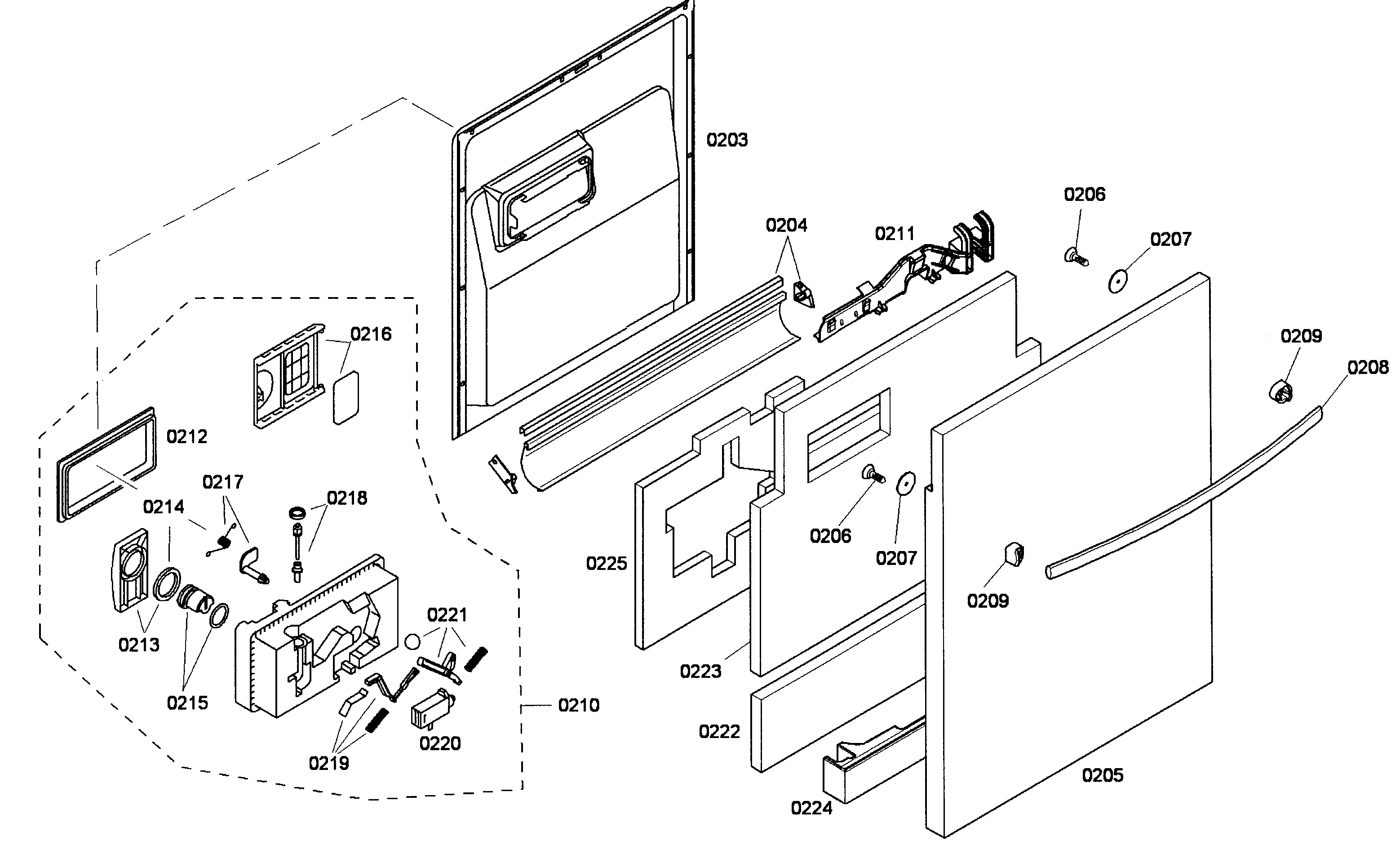 Door assy