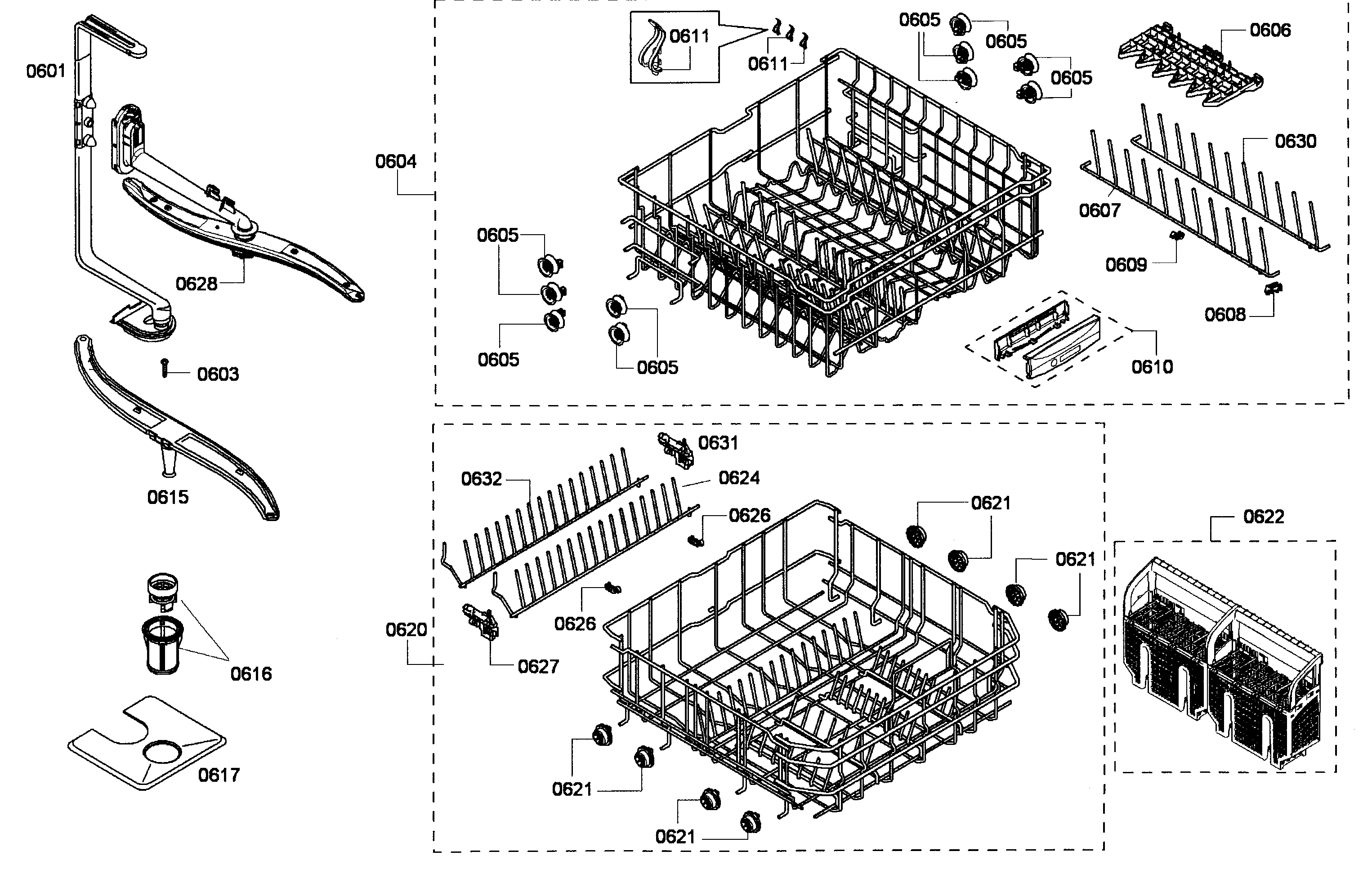 Racks assy