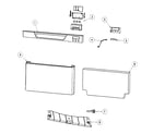 Fisher & Paykel DD24SCX6-88520A front assy diagram