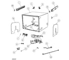 Fisher & Paykel DD24SCB6-88524A cabinet assy diagram