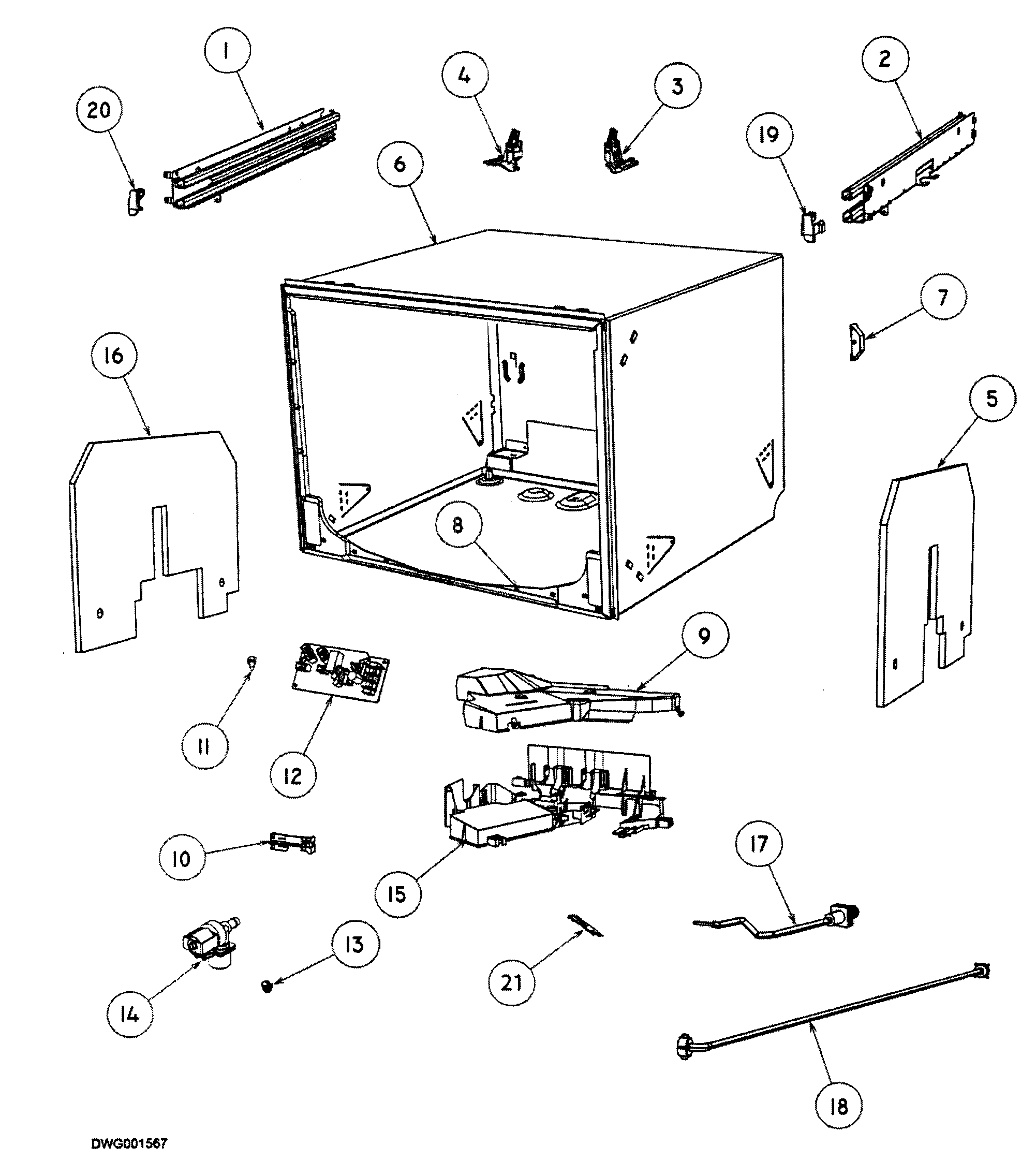 Cabinet assy