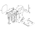 Thermador DWHD410GFM-53 cabinet assy diagram