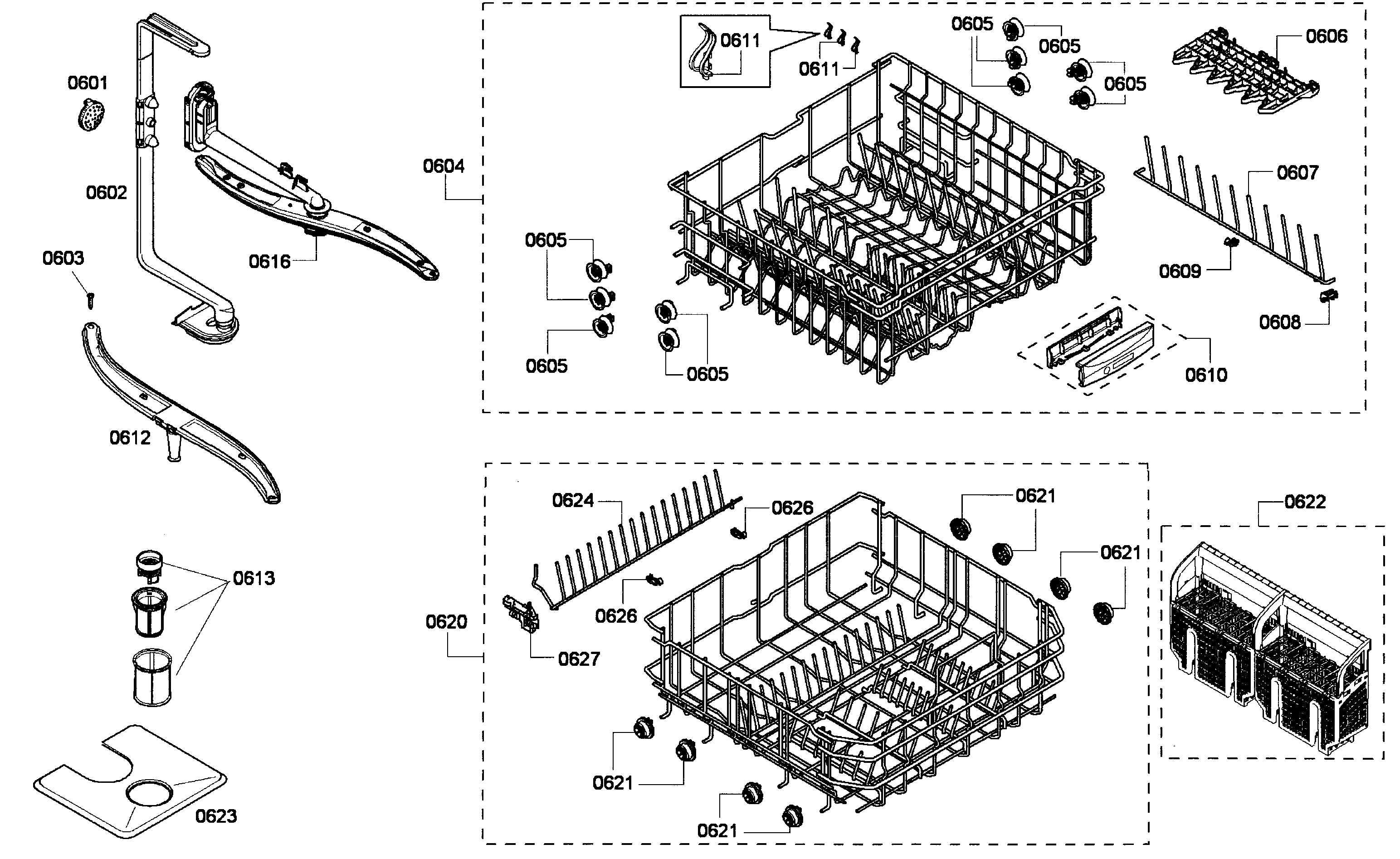 Baskets assy