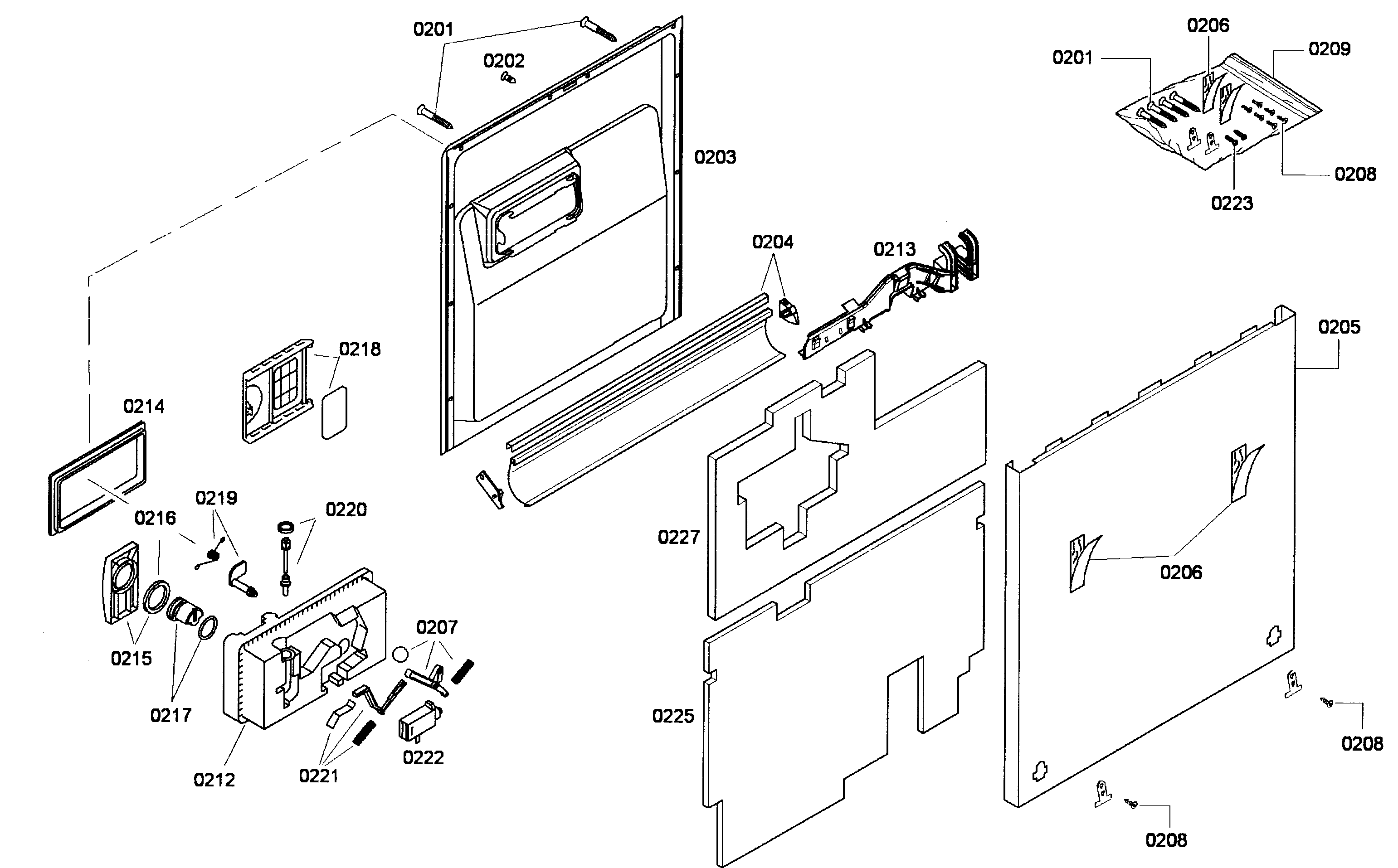 Door assy