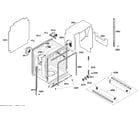 Thermador DWHD630GPR/53 cabinet assy diagram