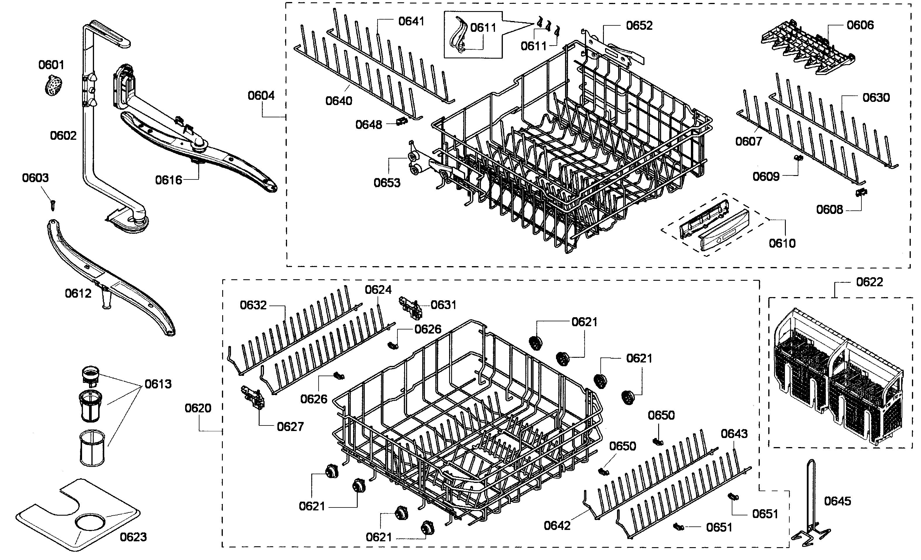 Baskets assy