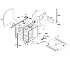Thermador DWHD630GCM/53 cabinet assy diagram