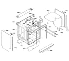 Thermador DWHD650GPR/01 cabinet assy diagram