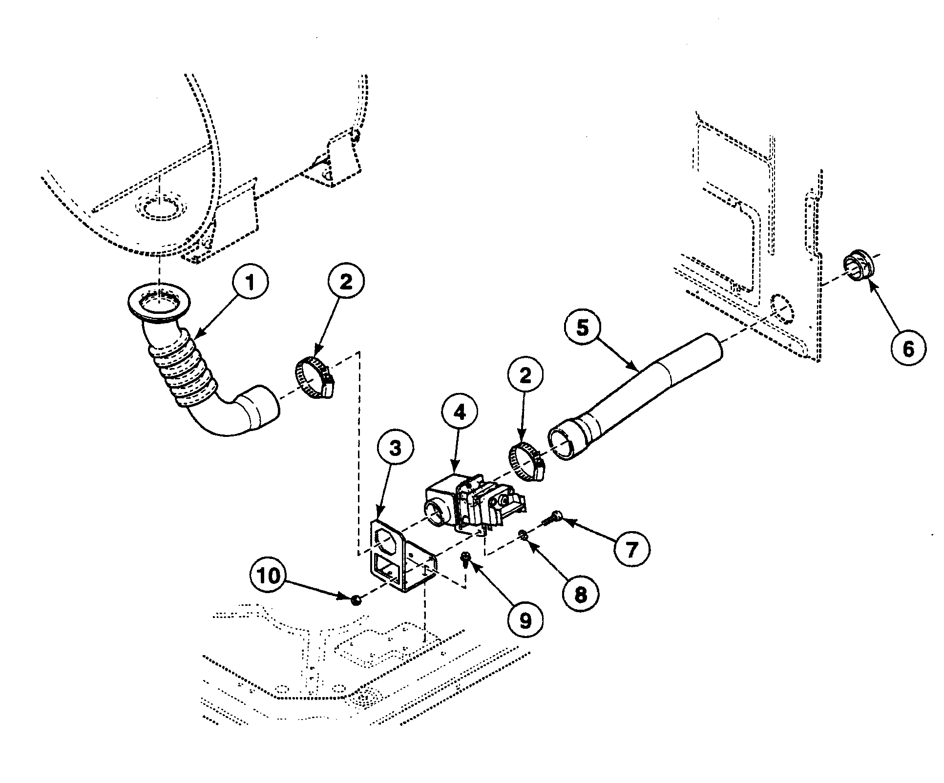 Drain assy