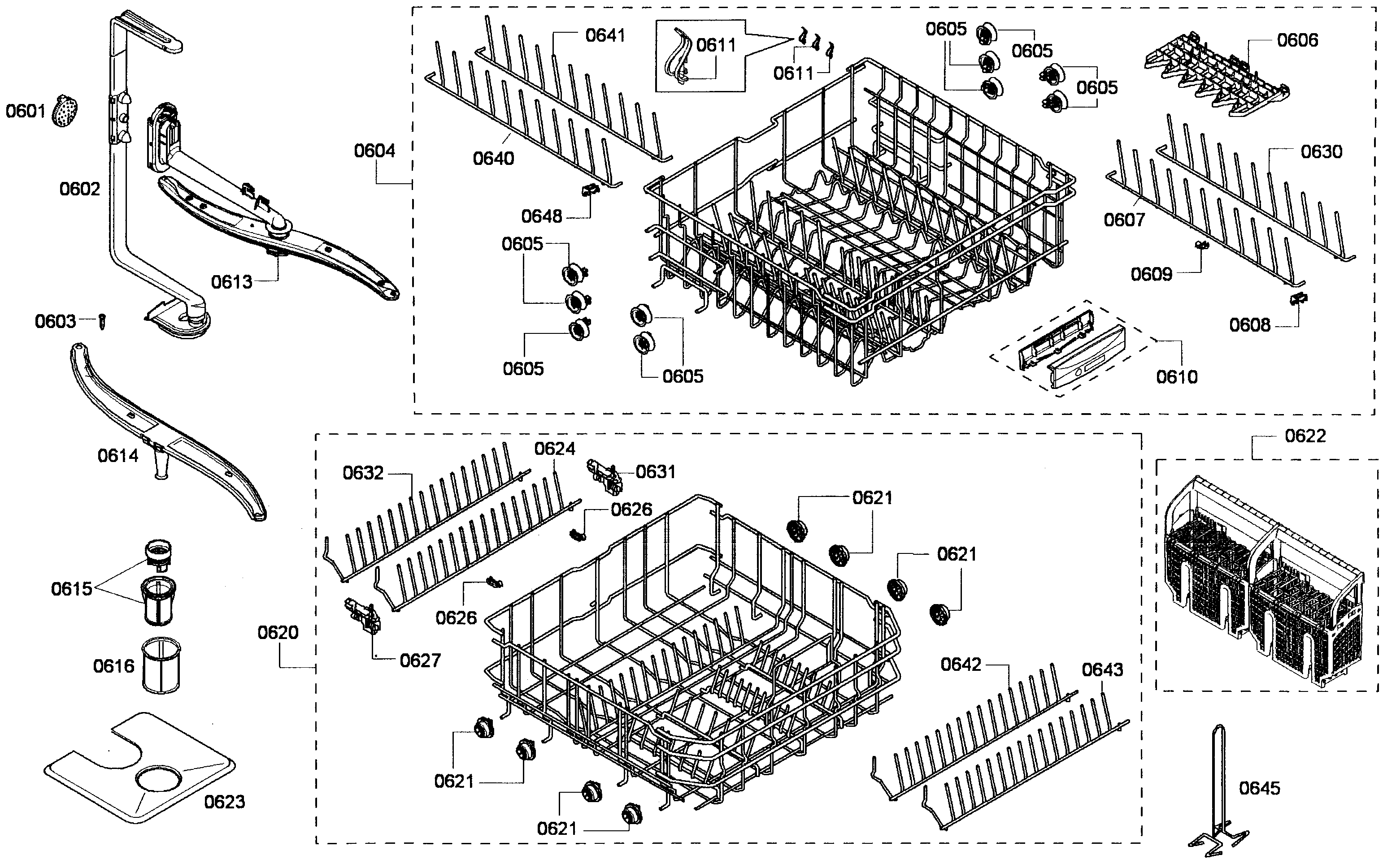 Baskets assy