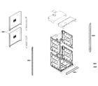 Bosch HBN3520UC/02 cabinet assy diagram