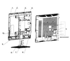 Proscan 32LC30S60 cabinet parts diagram