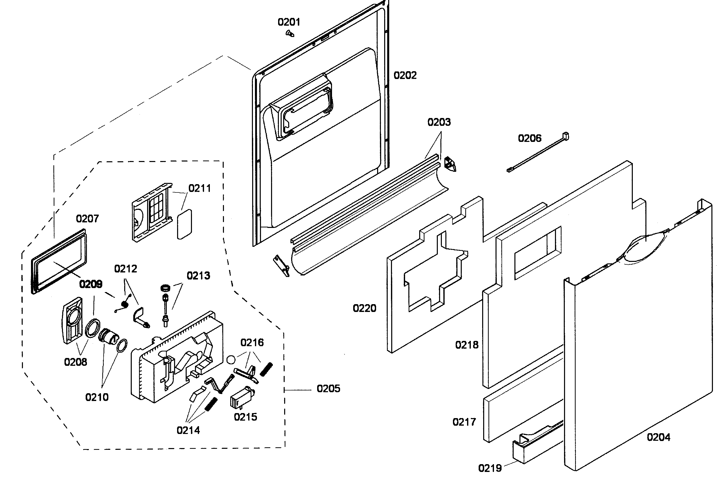 Door assy