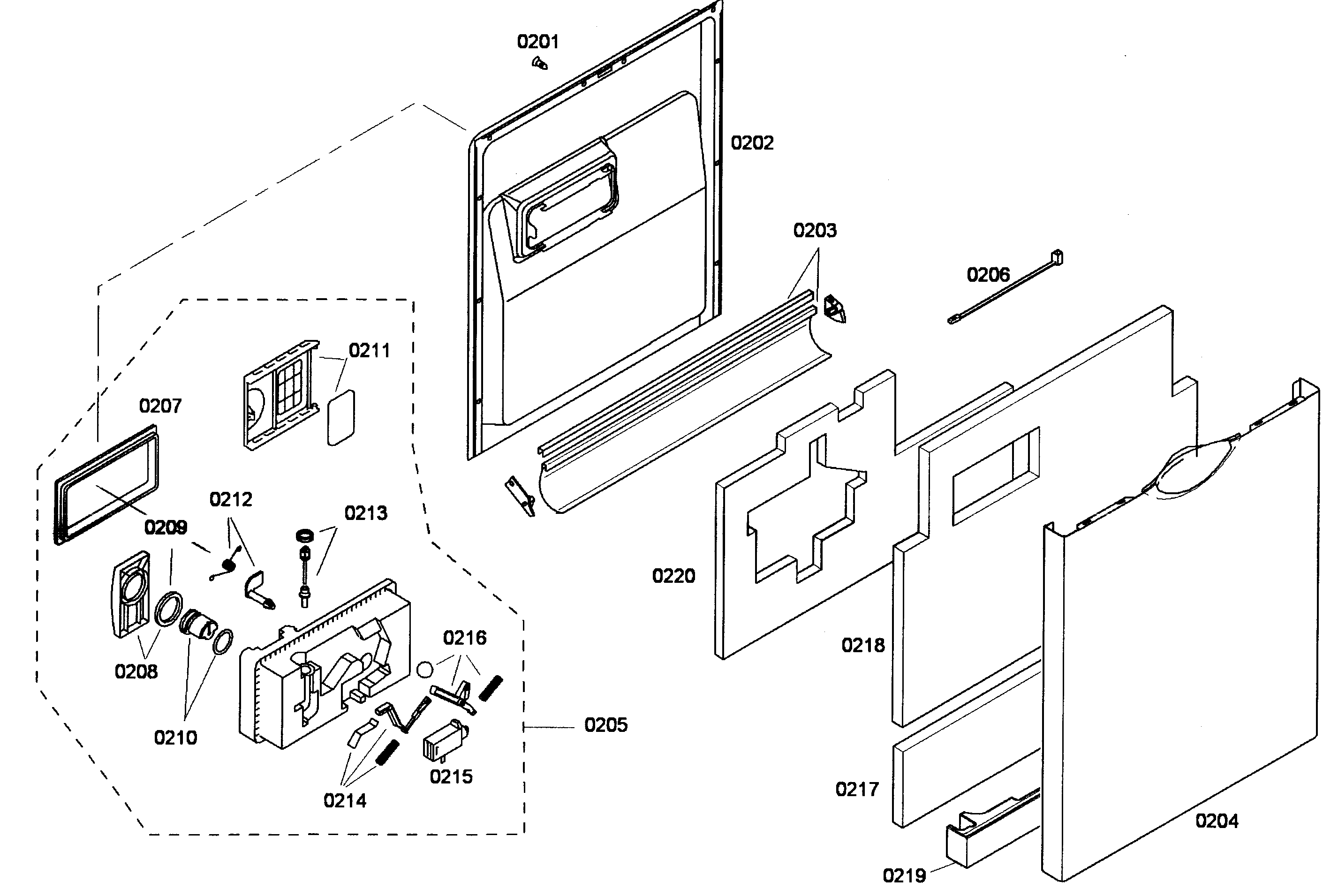 Door assy