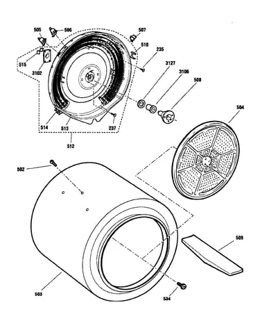 Drum assy