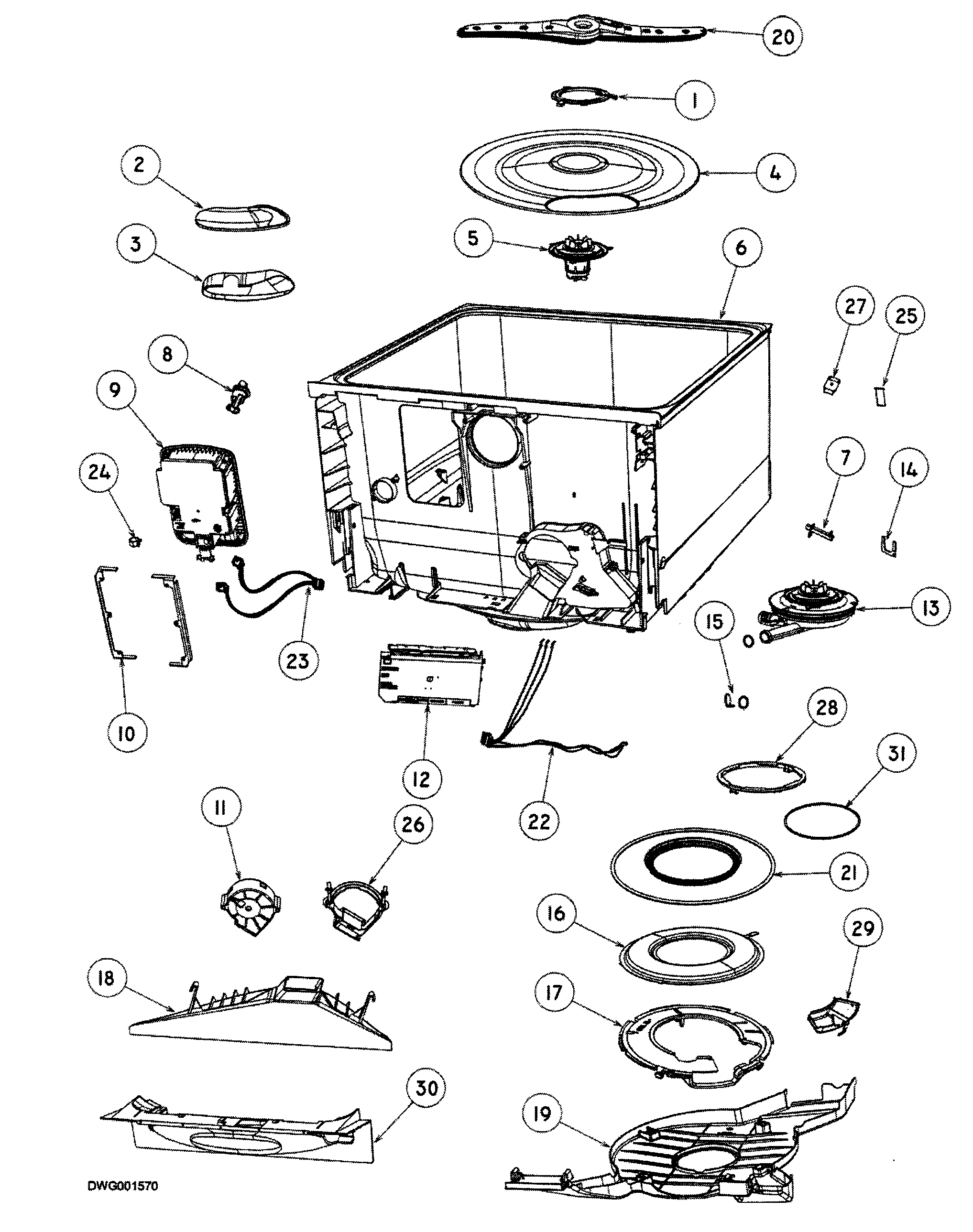 Tubs assy