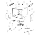Fisher & Paykel DD24SDFX6-88525A cabinet diagram