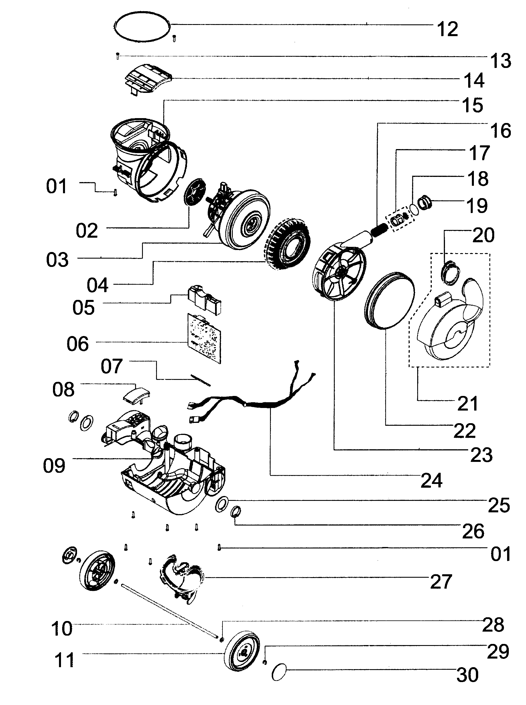 Motor assy