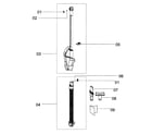 Dyson DC28 hose/wand diagram