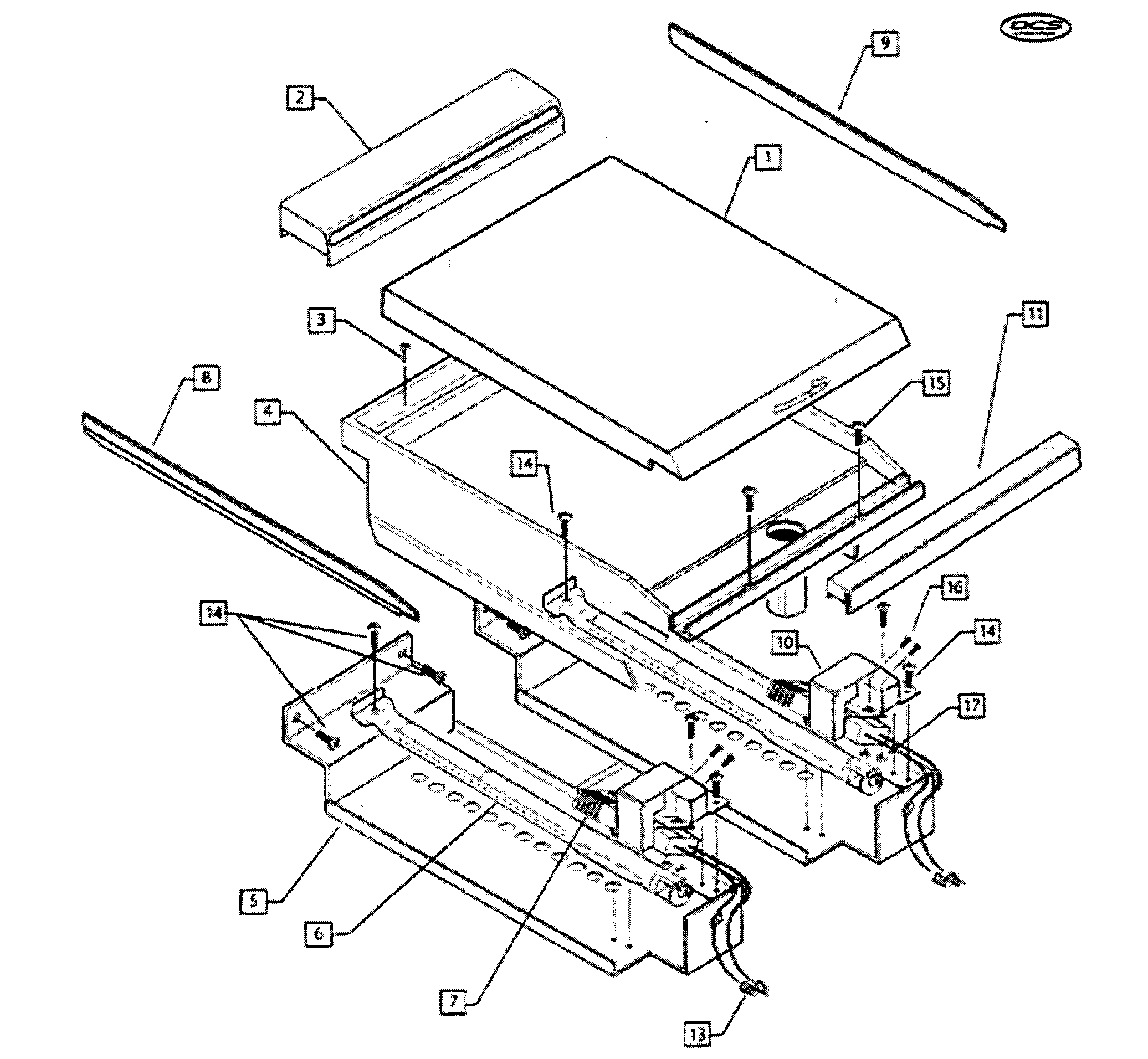 Griddle assy