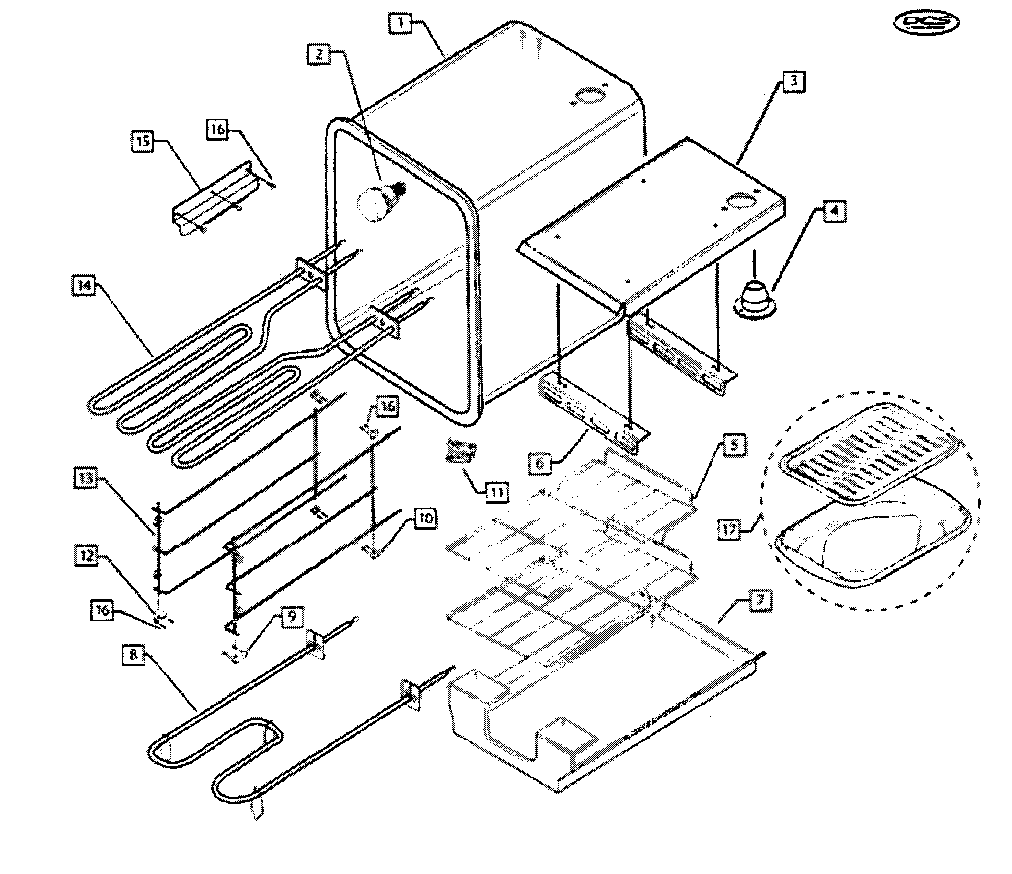 12 oven assy