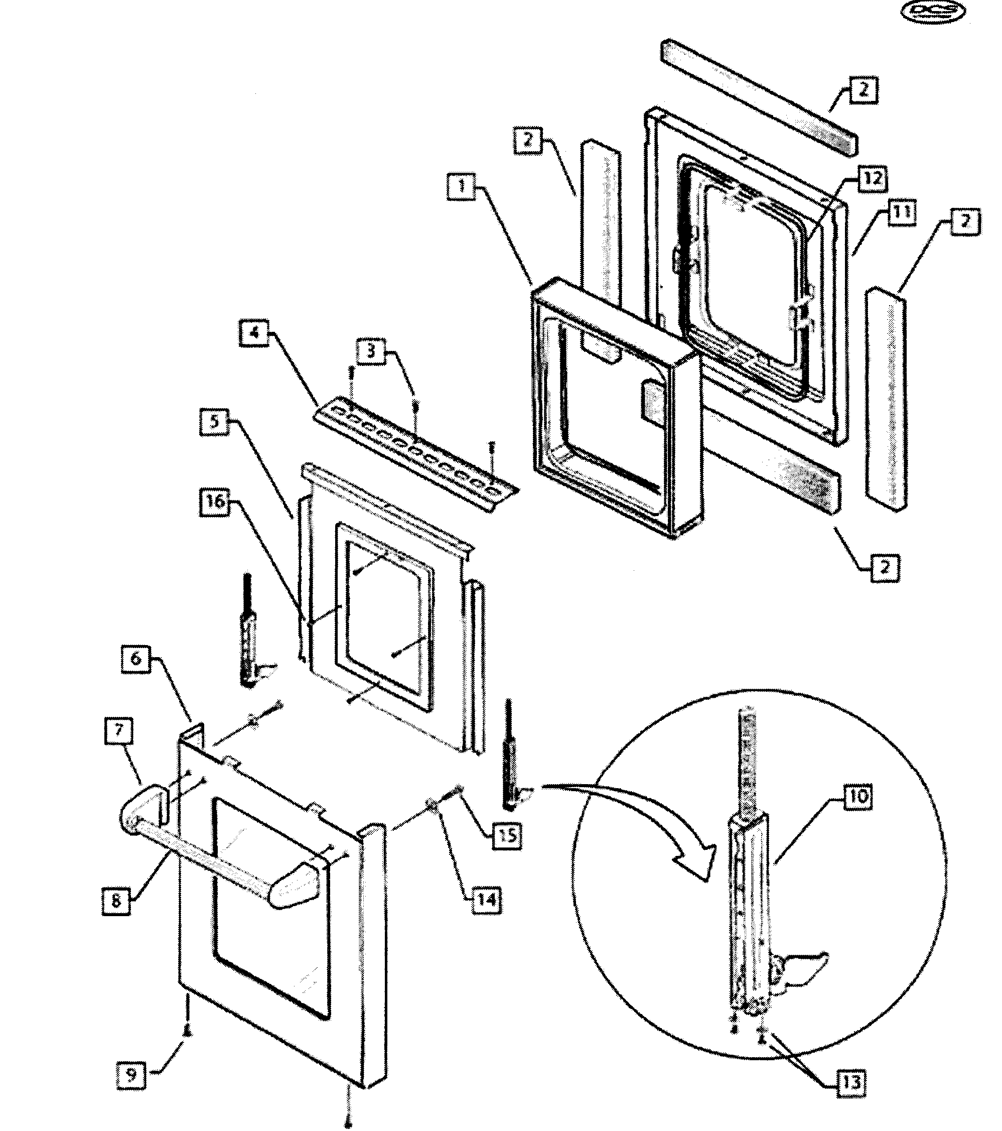12 door assy