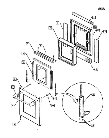 12 door assy