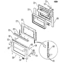 DCS RDT485GD-70714 27 door assy diagram