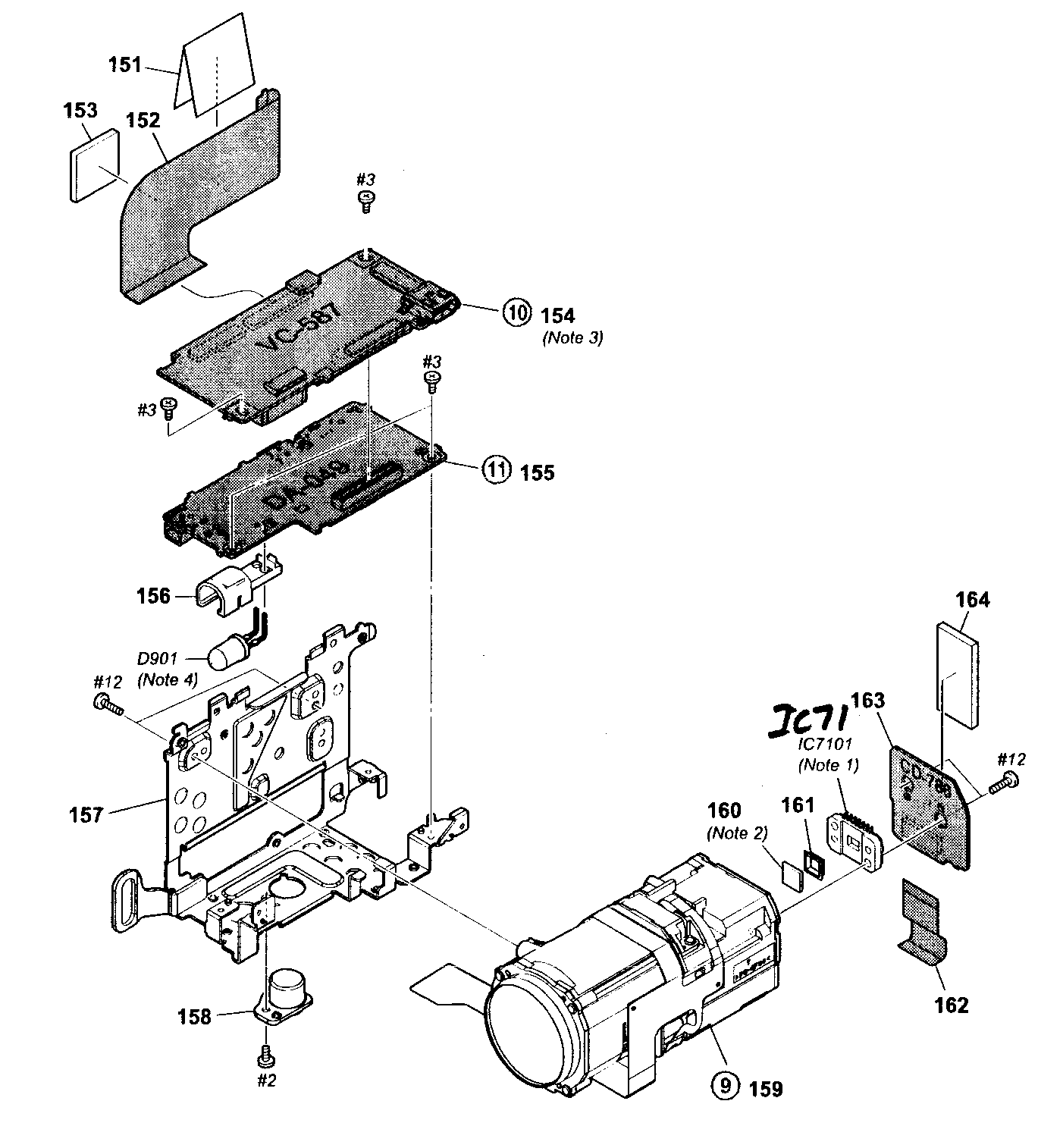 Lens assy