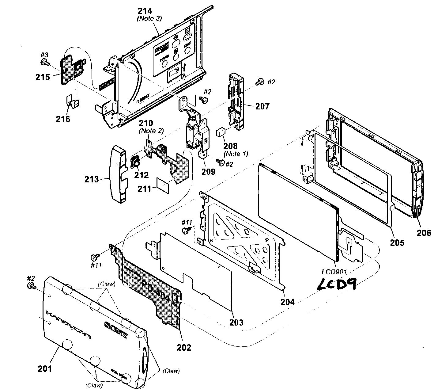 Lcd assy