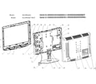 Element ELCHS262 VER1 cabinet parts diagram