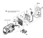 Sony DCR-SX44L back cabinet diagram