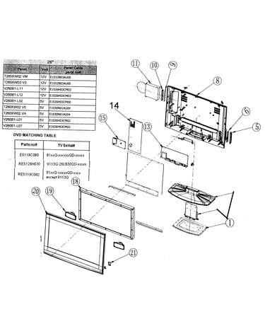 Cabinet parts
