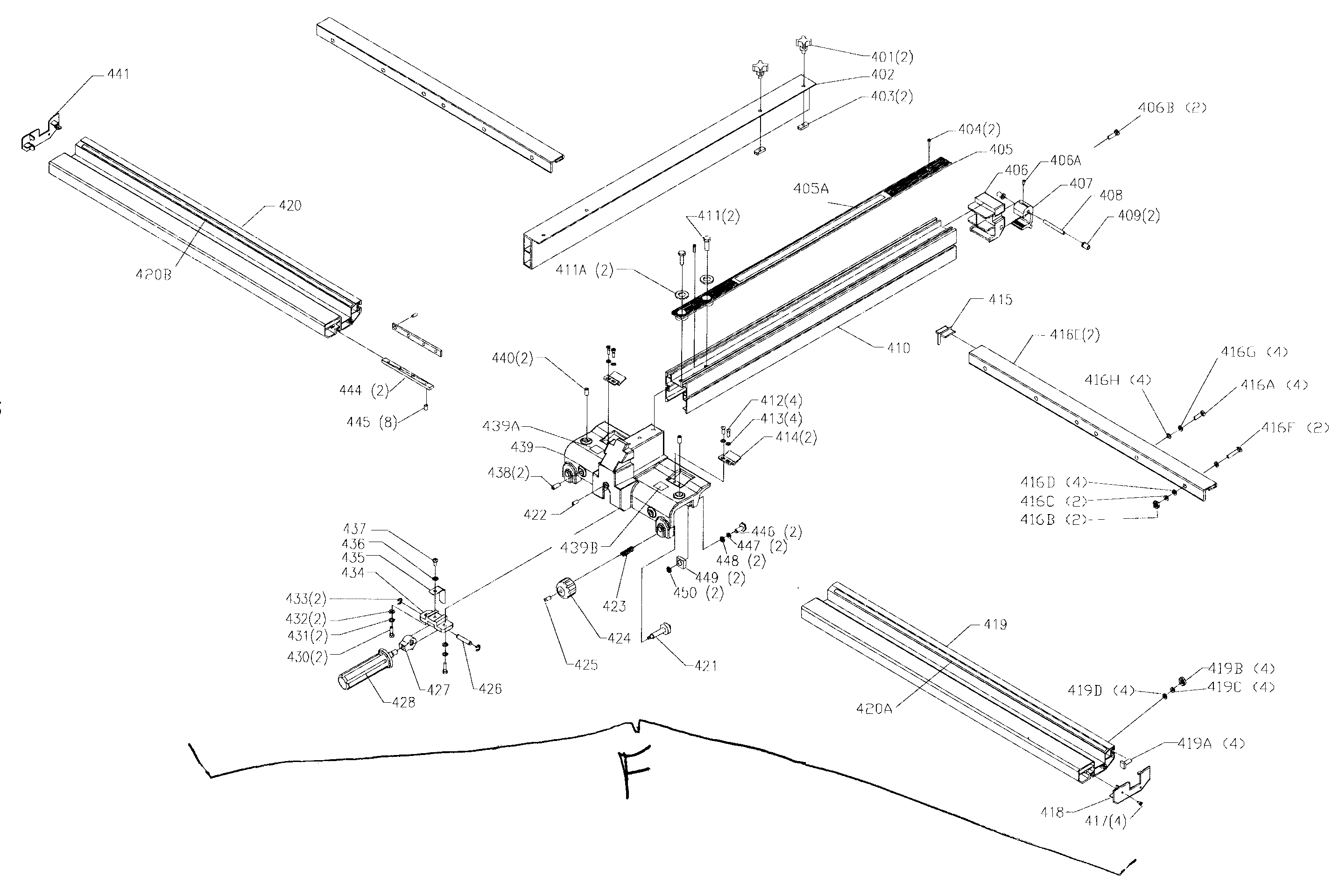 Fence assy