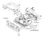 Sony STR-DH510 cabinet assy diagram