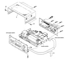 Sony STR-DH710 cabinet assy diagram