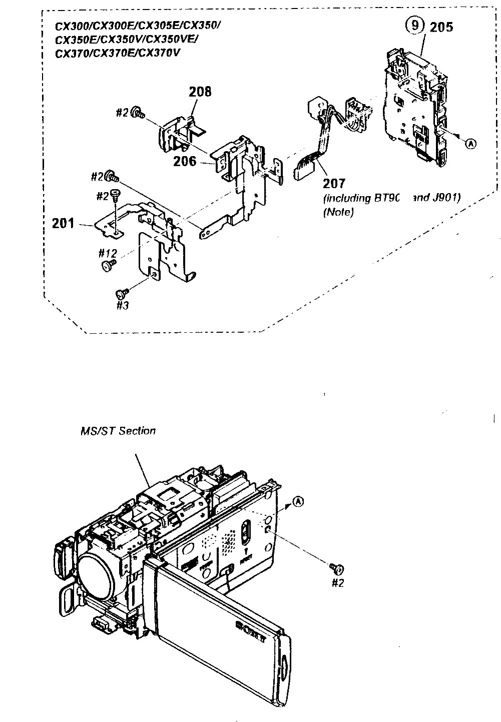 Back assy
