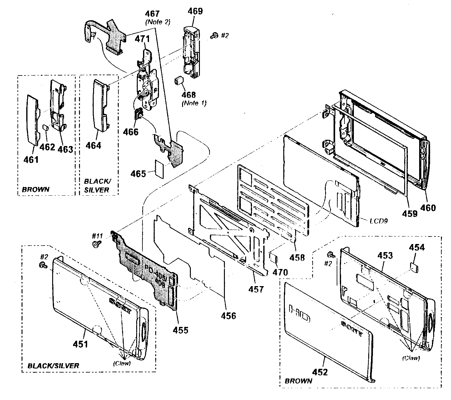 Lcd assy