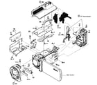 Sony HDR-XR150 top/front assy diagram