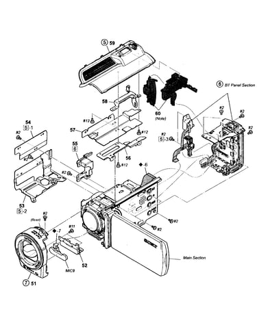 Top/front assy