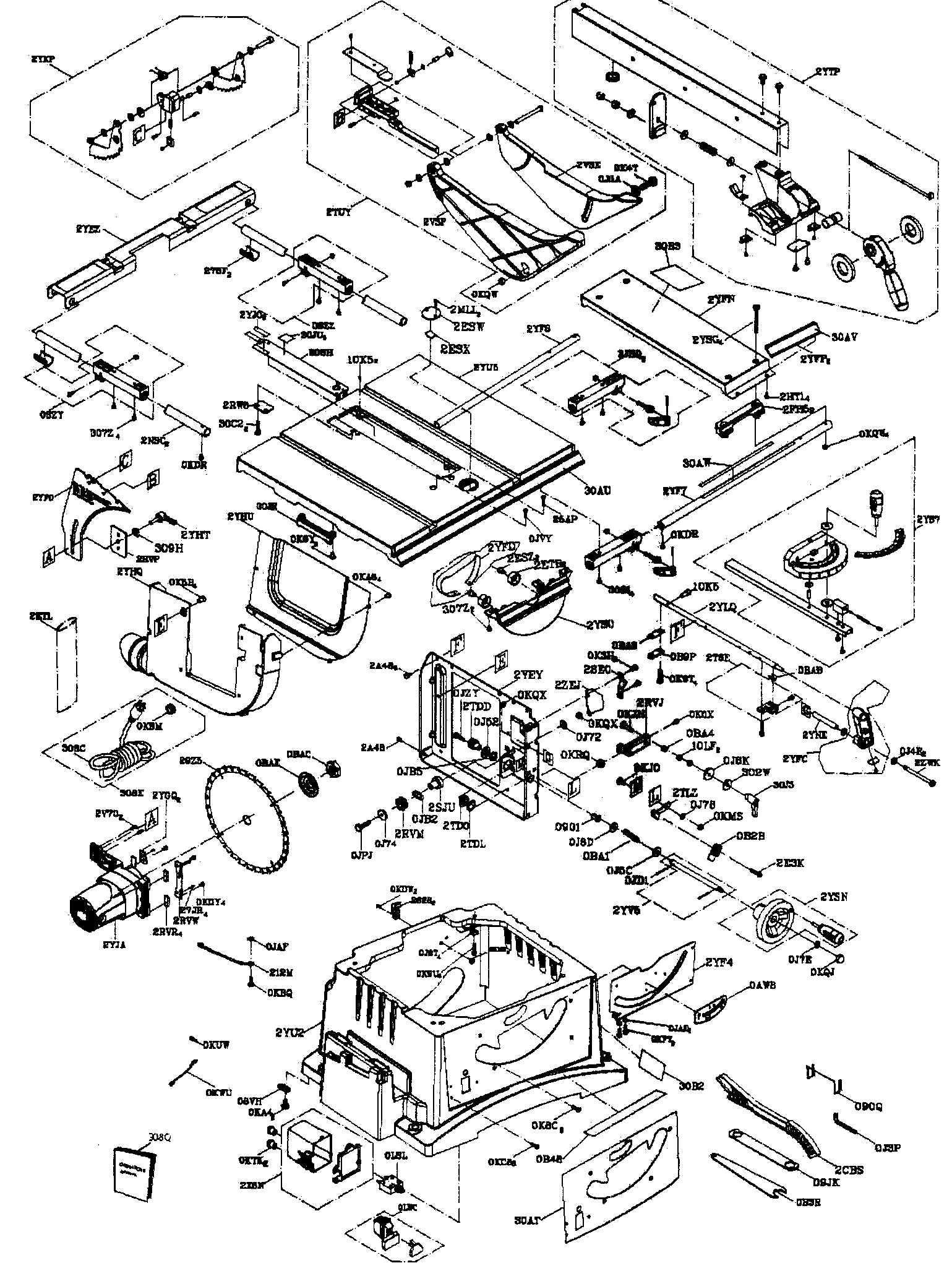 Table assy