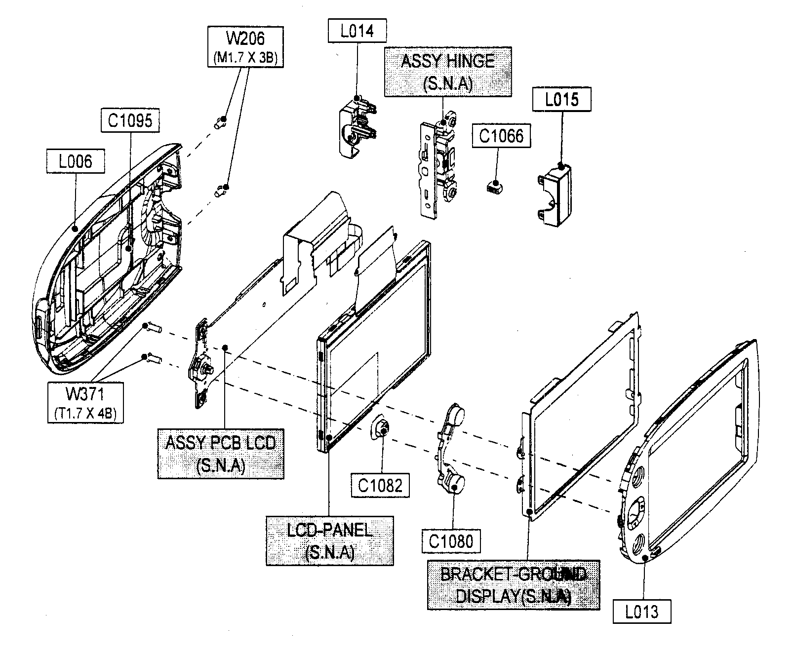 Lcd assy