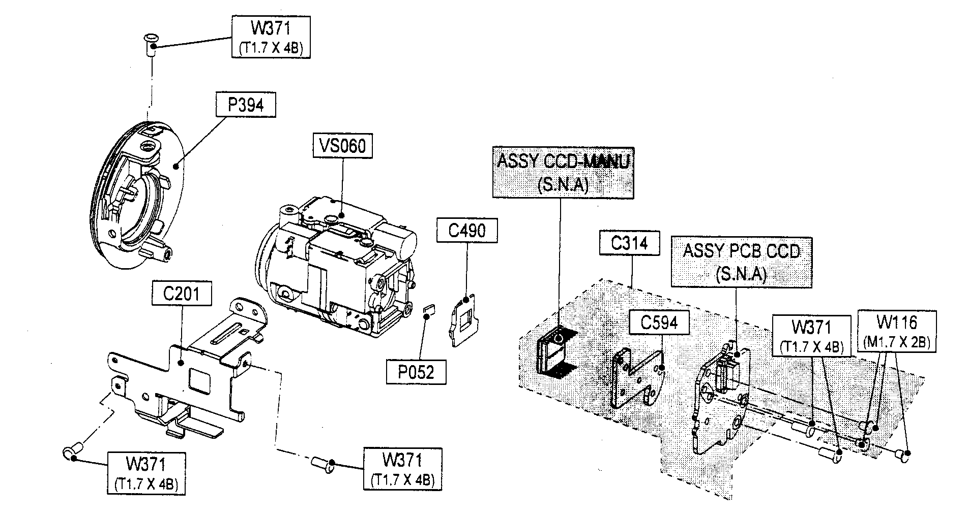 Lens assy